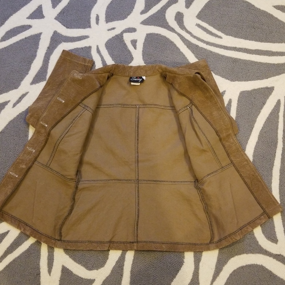 Camel Spring/Fall lightweight Coat - Picture 3 of 4